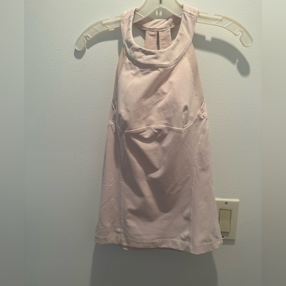 Lululemon light pink activewear top tank